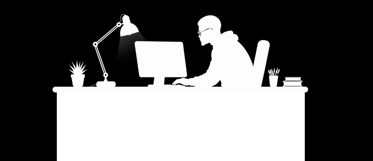 Developer workspace dark theme